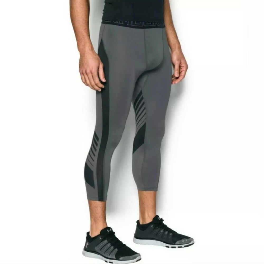 UNDER ARMOUR HeatGear Supervent Compression ¾ Leggings STYLE #1289581 Mens XXL - Picture 3 of 5